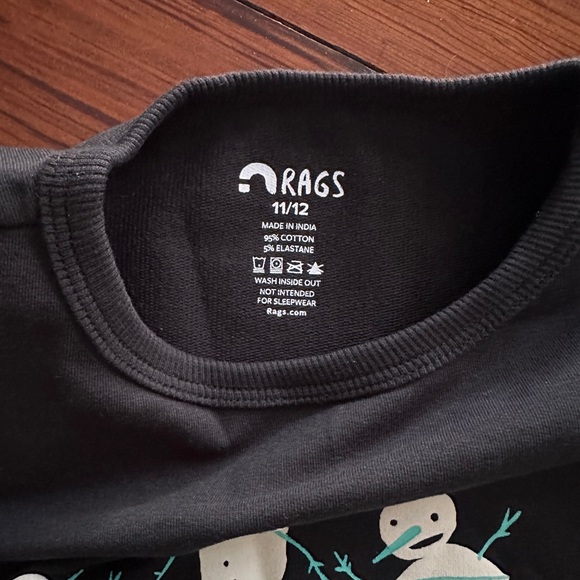 NWT boys Rags snowman sweatshirt - Picture 2 of 3